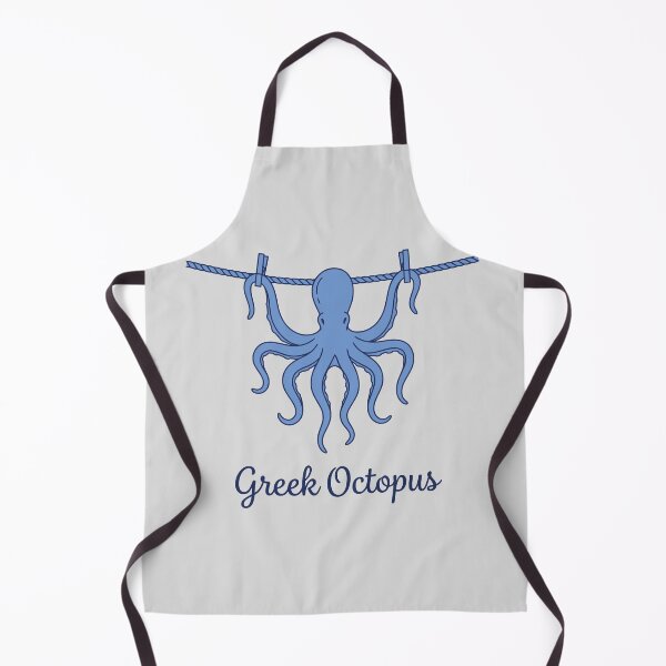 Item preview, Traditional Greek Octopus Blue Mediterranean Art designed and sold by MavtM.