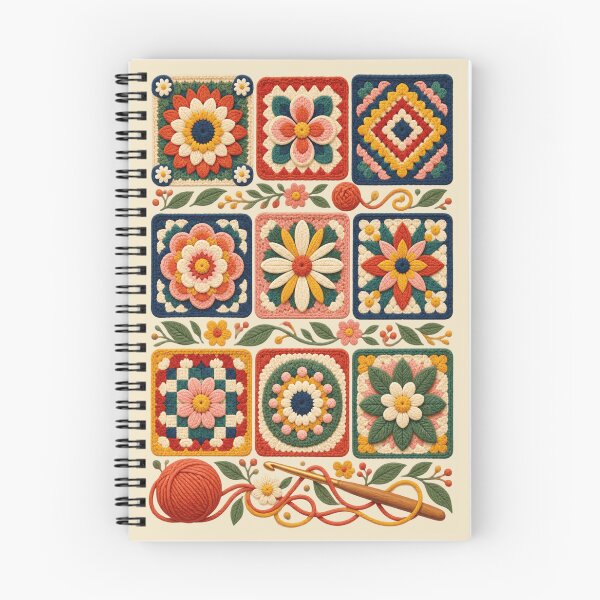 Item preview, Crochet Wall Art – Granny Square Craft Room Decor for Crochet Lovers designed and sold by astersgraphics.