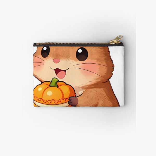 Item preview, Cute Field Mouse with Pumpkin Spice Macaron designed and sold by pumsquare.