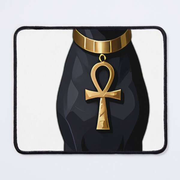 Item preview, Gothic Anubis Jackal Blood Moon Ankh designed and sold by IllumeInk.
