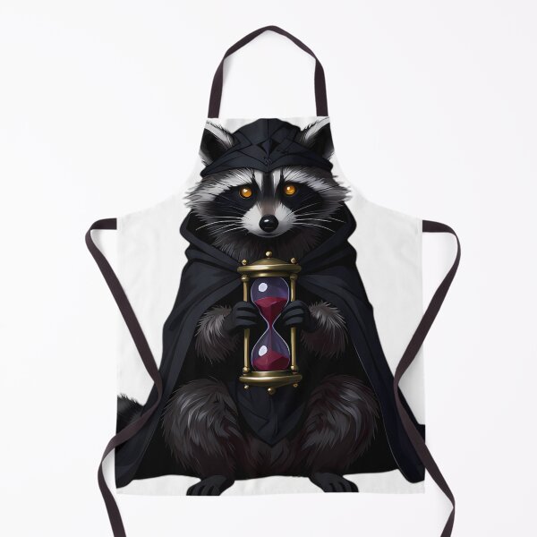 Item preview, Gothic Shadow Raccoon Blood Moon Hourglass designed and sold by IllumeInk.