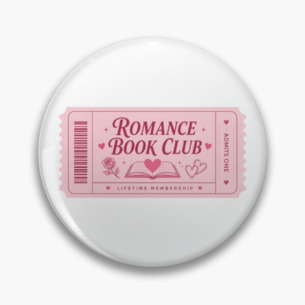 Item preview, Romance Book Club Ticket | Bookish Stickers | Bookish Merch designed and sold by coopercreekco.