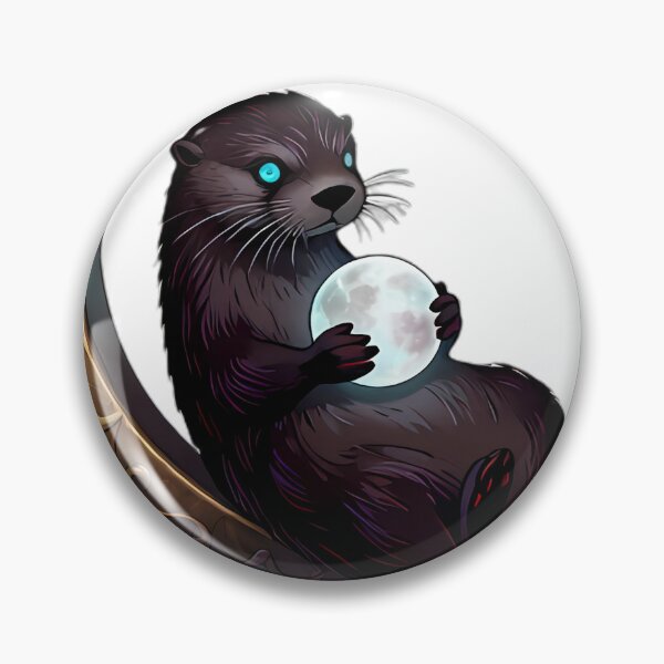 Item preview, Gothic River Otter Triple Moon Pearl designed and sold by IllumeInk.