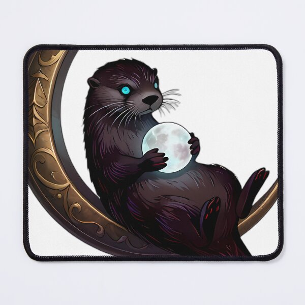 Item preview, Gothic River Otter Triple Moon Pearl designed and sold by IllumeInk.