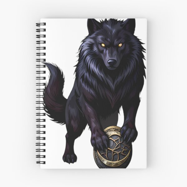 Item preview, Gothic Wolverine Blood Moon Runes designed and sold by IllumeInk.