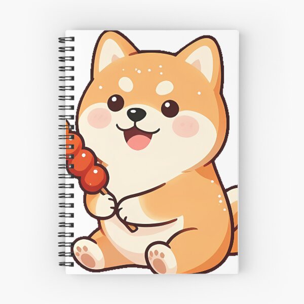 Item preview, Cute Shiba Inu Puppy with Pumpkin Spice Dango designed and sold by pumsquare.