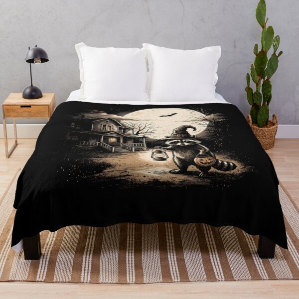Item preview, Cute Ghost Halloween Shirt With Raccoon for Horror Fans  designed and sold by MalwasBasket.