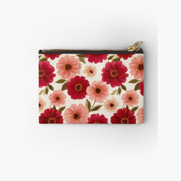 Item preview, Fresh Zinnia Flower  - Botanical Garden Pattern - Valentine Gifts For wife designed and sold by RoyalStarsPatts.