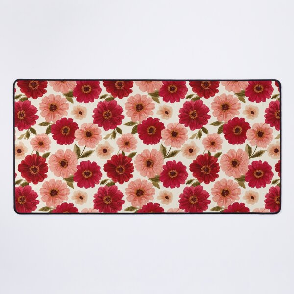 Item preview, Fresh Zinnia Flower - Botanical Garden Pattern - Valentine Gifts For wife designed and sold by RoyalStarsPatts.