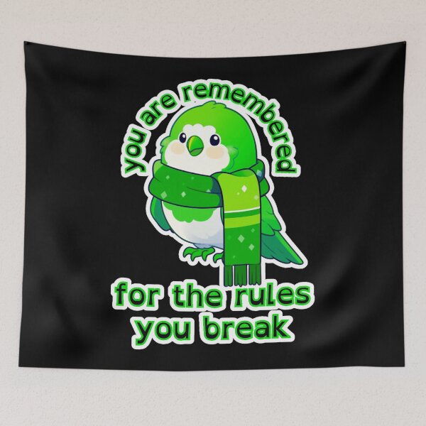 Item preview, Liora Greenmantle - you are remembered for the rules you break designed and sold by Newdlebobs.
