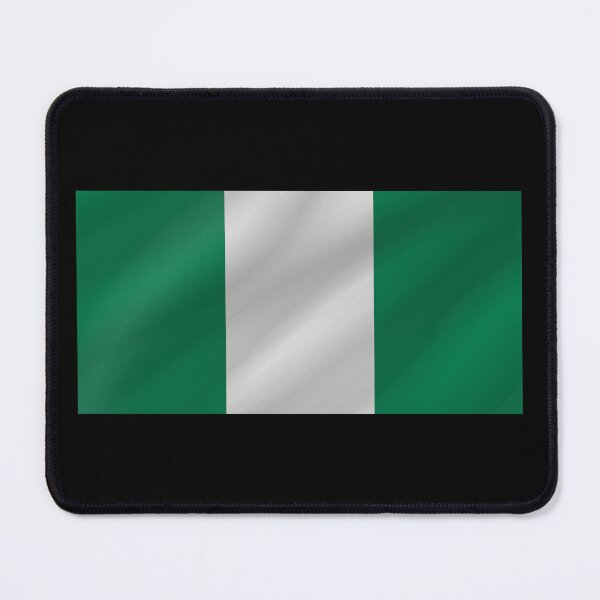 Item preview, Nigerian Flag Wave Nigerian Pride Design designed and sold by YAZ.