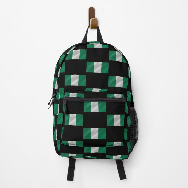 Item preview, Nigerian Flag Wave Nigerian Pride Design designed and sold by YAZ.