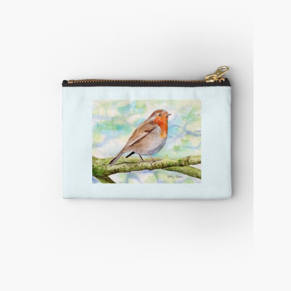 Item preview, Robin redbreast in watercolor designed and sold by Kathryn Green.