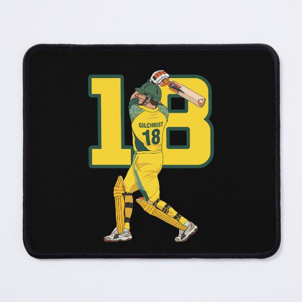 Item preview, Adam Gilchrist Wicket Keeper Batsman - T20 - Cricket Player designed and sold by GlimTig.