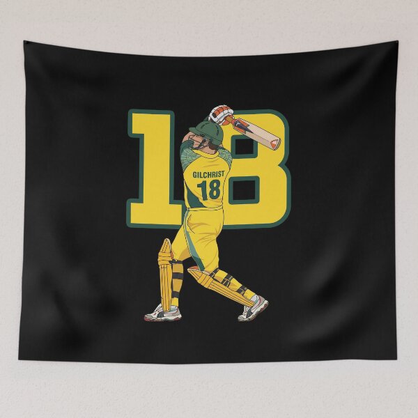 Item preview, Adam Gilchrist Wicket Keeper Batsman - T20 - Cricket Player designed and sold by GlimTig.