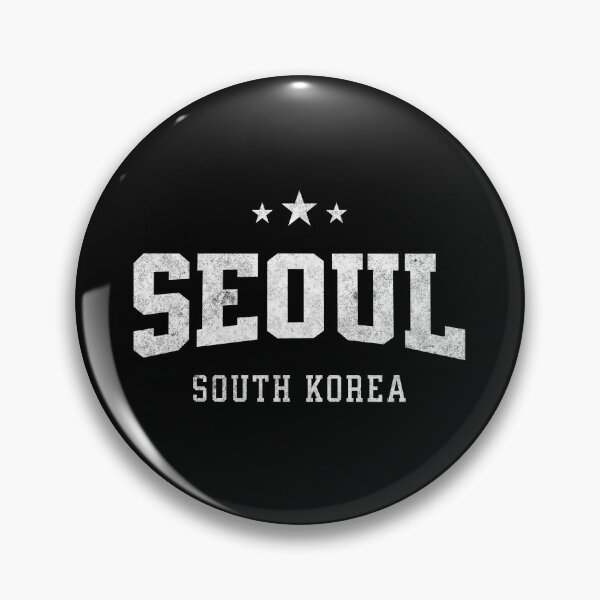 Item preview, Seoul South Korea Vintage Varsity Distressed Retro College Travel Design designed and sold by NiceTeeClub.