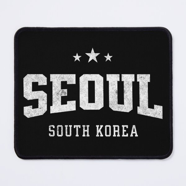 Item preview, Seoul South Korea Vintage Varsity Distressed Retro College Travel Design designed and sold by NiceTeeClub.