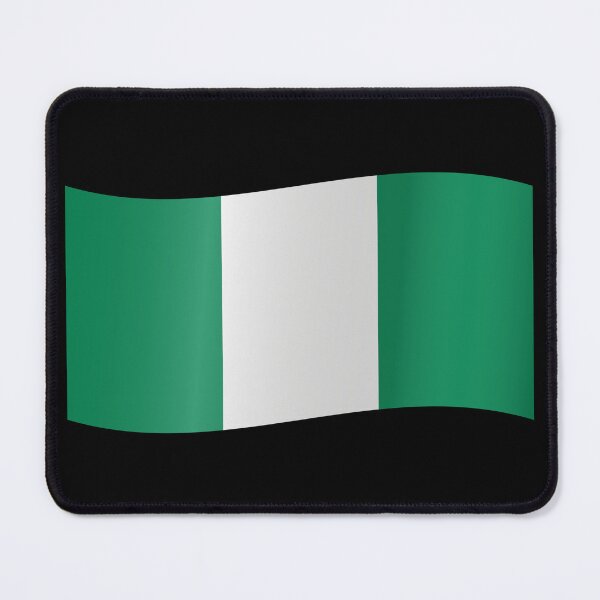 Item preview, Nigerian Waving Flag Nigerian Pride Design designed and sold by YAZ.