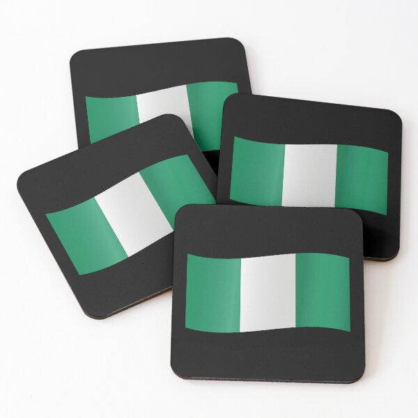 Item preview, Nigerian Waving Flag Nigerian Pride Design designed and sold by YAZ.