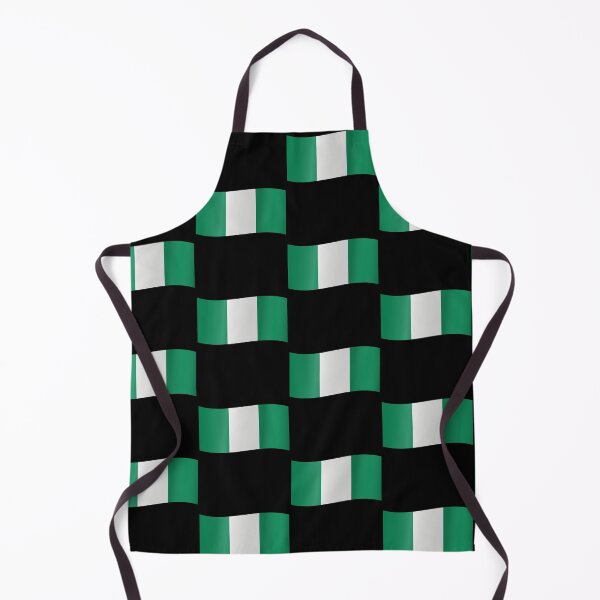 Artikelvorschau, Nigerianische Flagge im Wind – Symbol des nigerianischen Stolzes entworfen und verkauft von YAZ.