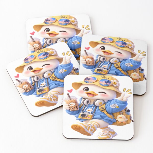 Item preview, Good Vibes Duck designed and sold by HACHI-SHOP.
