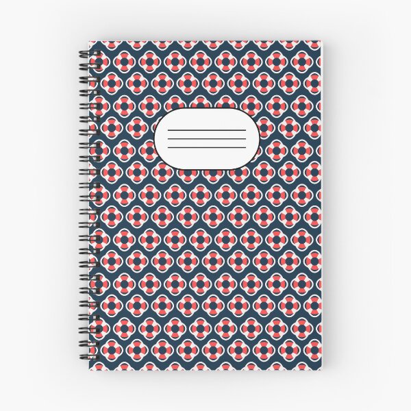 Item preview, Nautical Life Preserver Pattern With Text Box designed and sold by AhmedZouita.