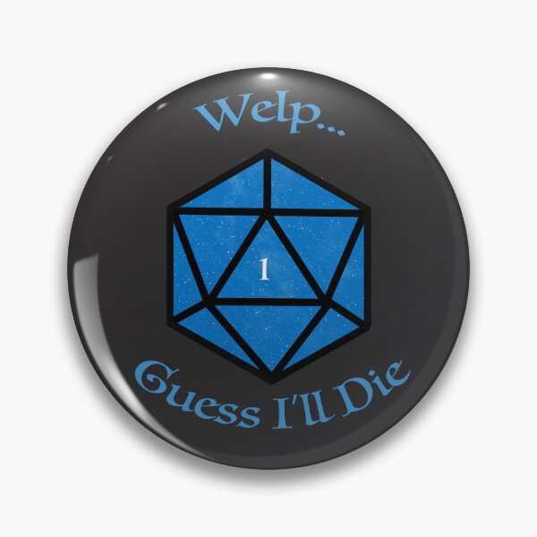 Item preview, Crit Fail designed and sold by TheOddLittleShop.