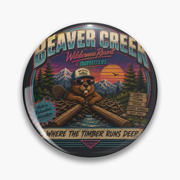 Item preview, Beaver Creek Wilderness Resort – Vintage Outdoor Adventure designed and sold by Pop, Culture and Stuff.