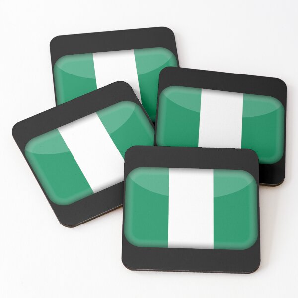 Item preview, Nigerian 3D Flag Nigerian Pride Design designed and sold by YAZ.