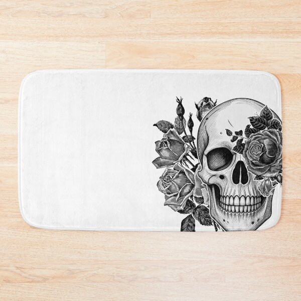 Item preview, Gothic Skull with Roses designed and sold by EniShiju.
