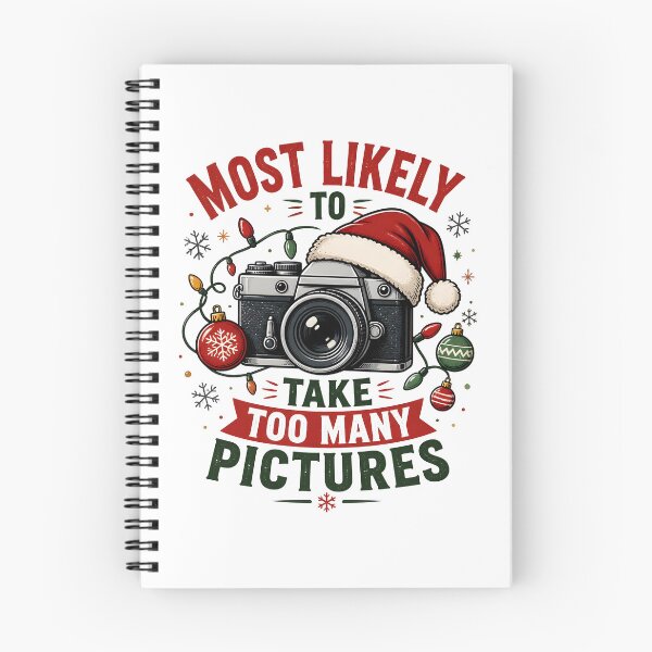 Item preview, Most Likely To Take Too Many Pictures Christmas Camera designed and sold by RoyesButler.