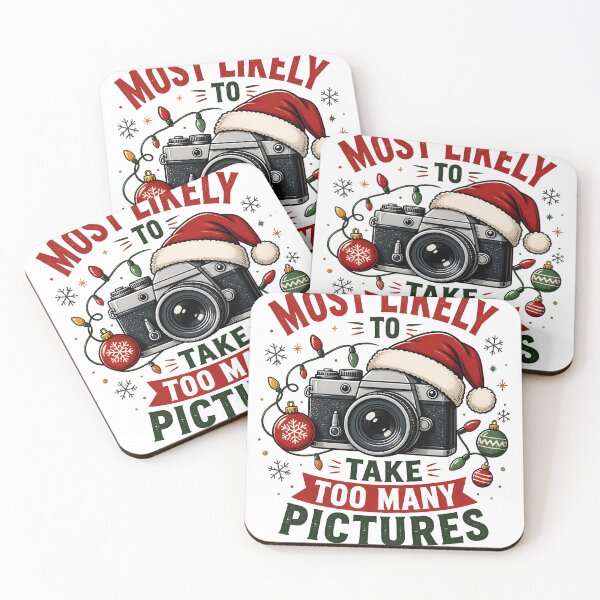 Item preview, Most Likely To Take Too Many Pictures Christmas Camera designed and sold by RoyesButler.