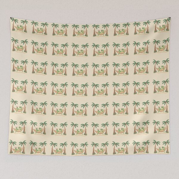 Item preview, Relaxing Frog Tropical Summer Vacation Holiday designed and sold by Xatutik.art.