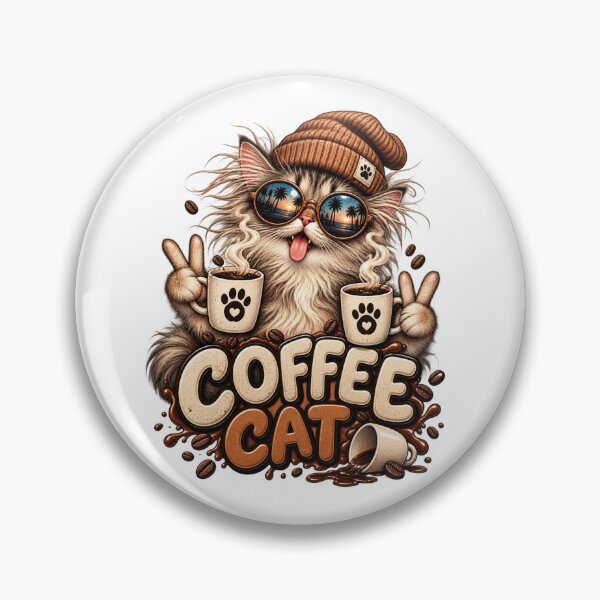 Item preview, Coffee Cat Caffeine Lover designed and sold by Kimberly Palmer.