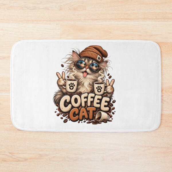 Item preview, Coffee Cat Caffeine Lover designed and sold by Kimberly Palmer.