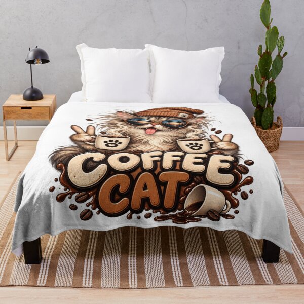 Item preview, Coffee Cat Caffeine Lover designed and sold by Kimberly Palmer.