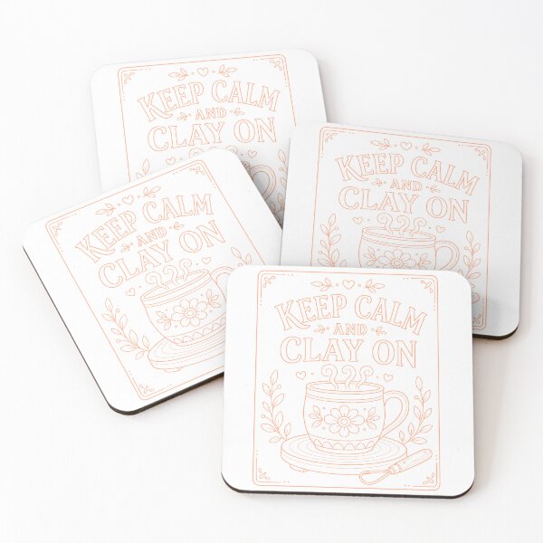 Item preview, Keep Calm & Clay On Mug Orange designed and sold by SamanthaLPottery.