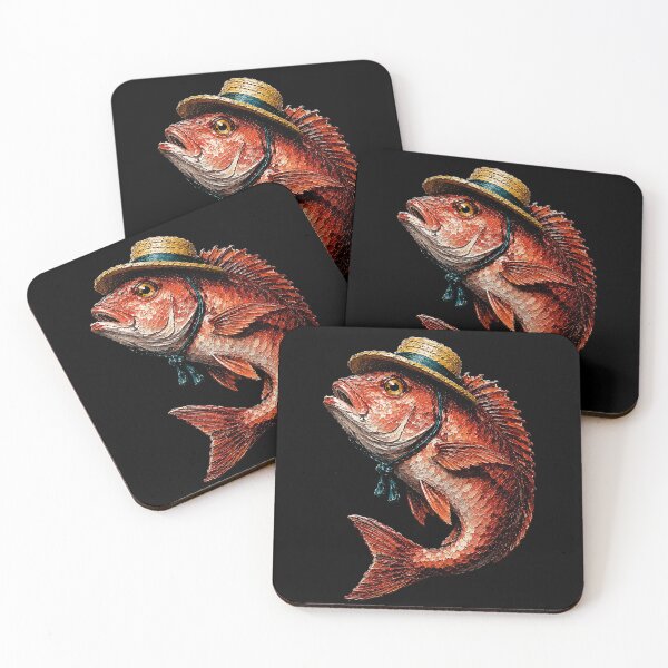 Item preview, Red Snapper Fish in a Hat Graphic Design designed and sold by rafaeltto.