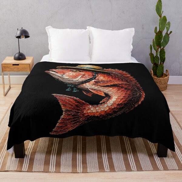 Item preview, Red Snapper Fish in a Hat Graphic Design designed and sold by rafaeltto.