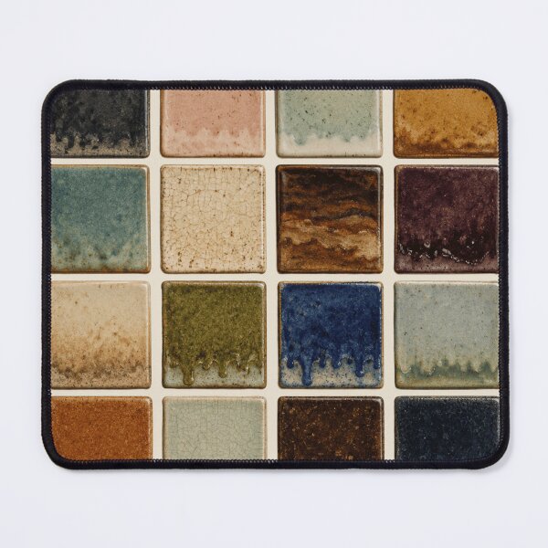 Item preview, Pottery Studio Decor – Ceramic Glaze Test Tile Wall Art for Potters designed and sold by astersgraphics.