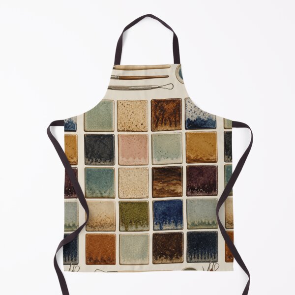 Item preview, Pottery Studio Decor – Ceramic Glaze Test Tile Wall Art for Potters designed and sold by astersgraphics.