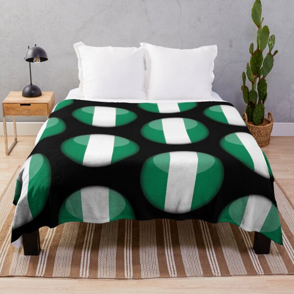 Item preview, Bandera redonda 3D de Nigeria con diseño de orgullo nigeriano designed and sold by yazdogs.