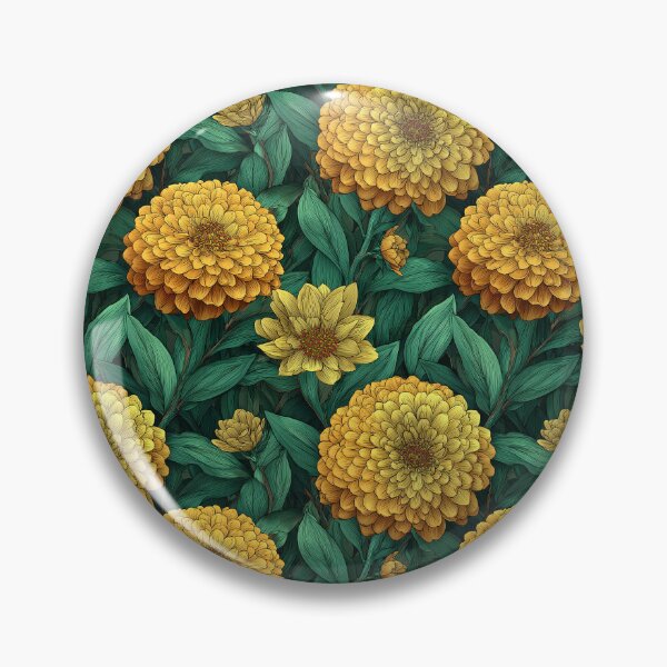 Item preview, Bold Zinnia Print - Hawaiian Flower Pattern - Valentines Gifts designed and sold by RoyalStarsPatts.