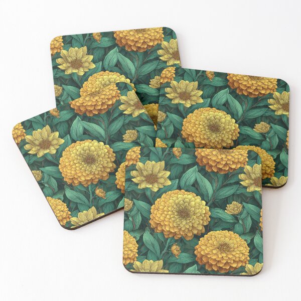 Item preview, Bold Zinnia Print - Hawaiian Flower Pattern - Valentines Gifts designed and sold by RoyalStarsPatts.