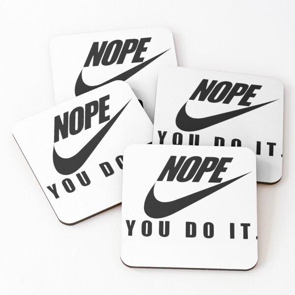 Item preview, Nope You Do It Parody Artwork | Sarcastic Swoosh Typography Print | Anti Motivational designed and sold by MusixMerch.