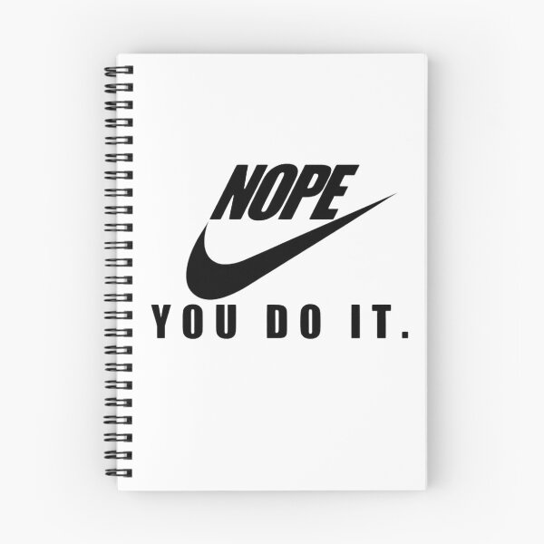 Item preview, Nope You Do It Parody Artwork | Sarcastic Swoosh Typography Print | Anti Motivational designed and sold by MusixMerch.