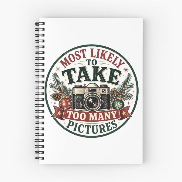 Item preview, Vintage Christmas Photographer Most Likely To Take Too Many Pictures designed and sold by RoyesButler.