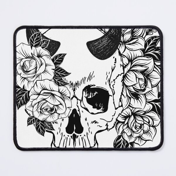 Item preview, Dark Floral Skull designed and sold by EniShiju.