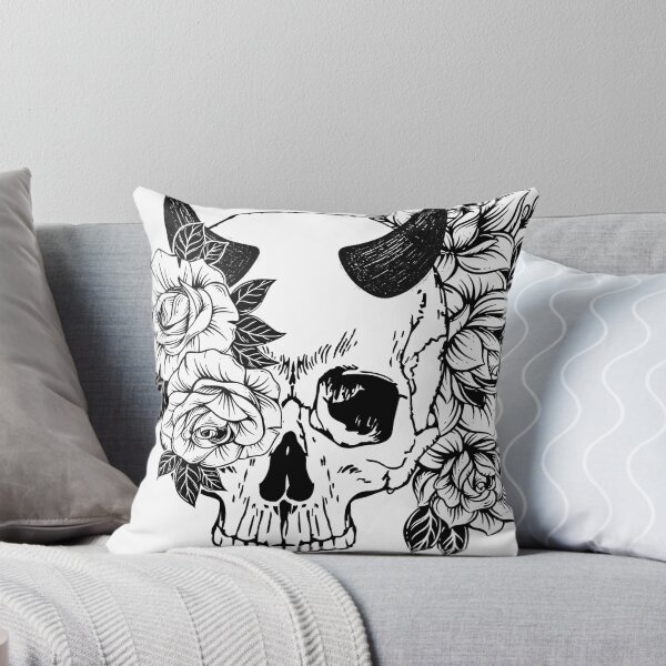 Item preview, Dark Floral Skull designed and sold by EniShiju.