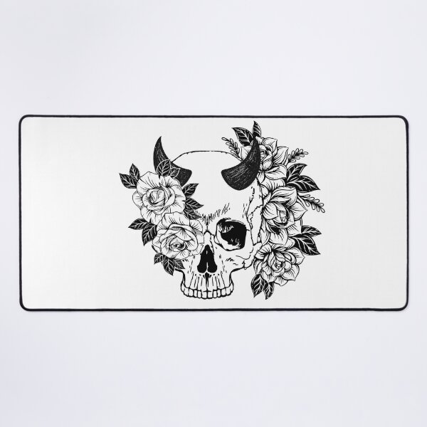 Item preview, Dark Floral Skull designed and sold by EniShiju.